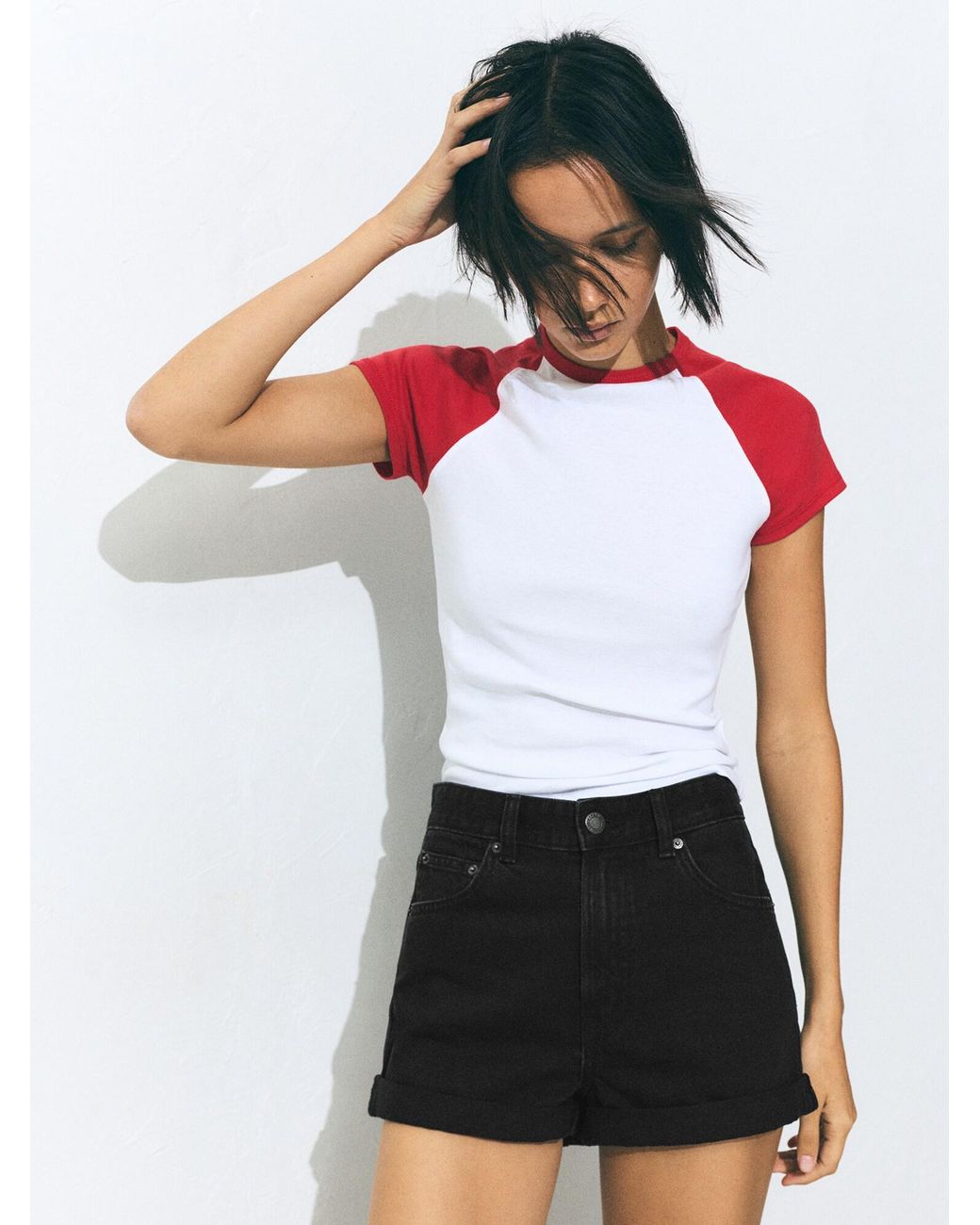 Pull&Bear Black Shorts