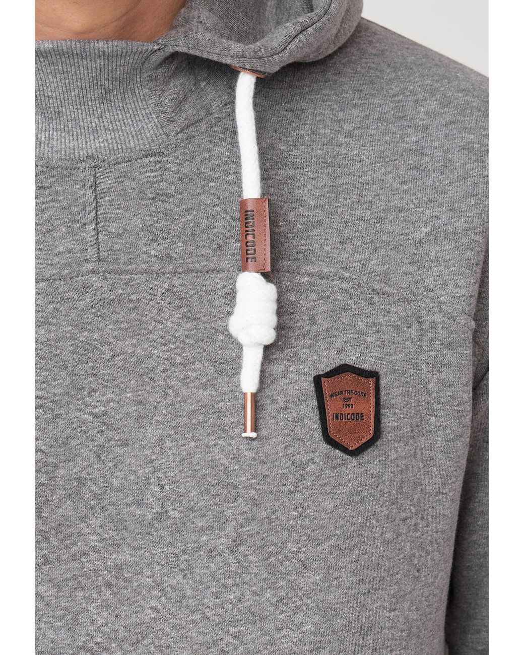 INDICODE Pullover Meza in Gray für Herren