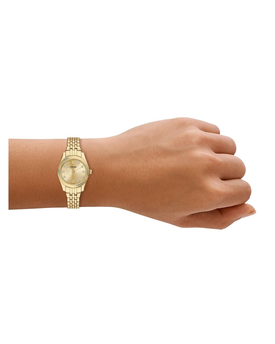 Fossil Metallic Uhr Scarlette