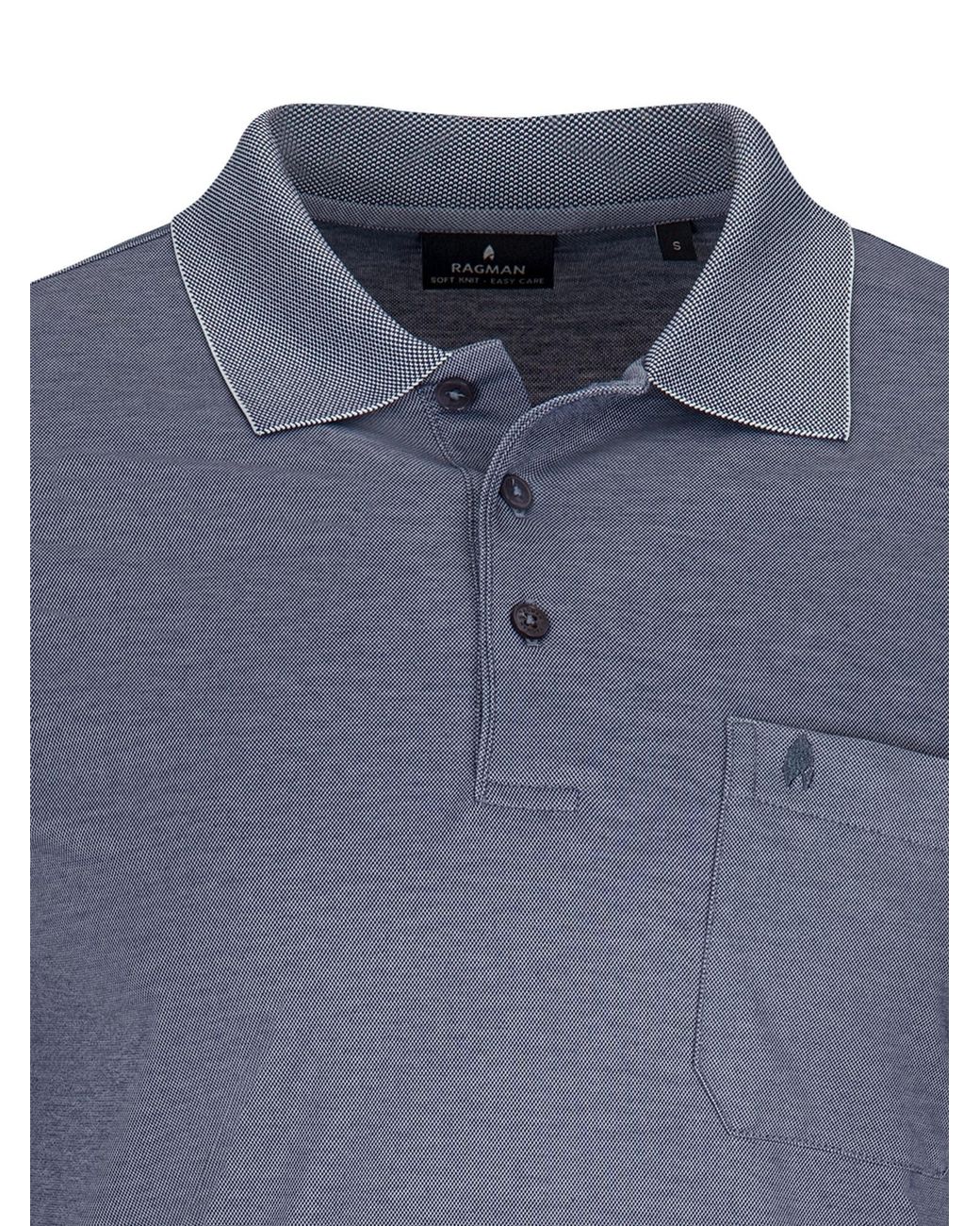 RAGMAN Shirt Basic in Blue für Herren