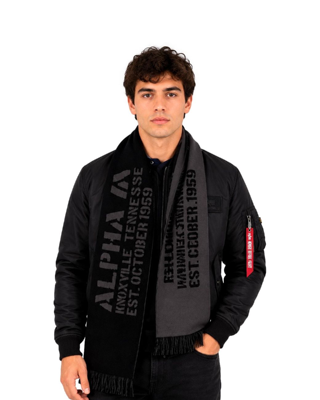 Alpha Industries Schal in Black für Herren