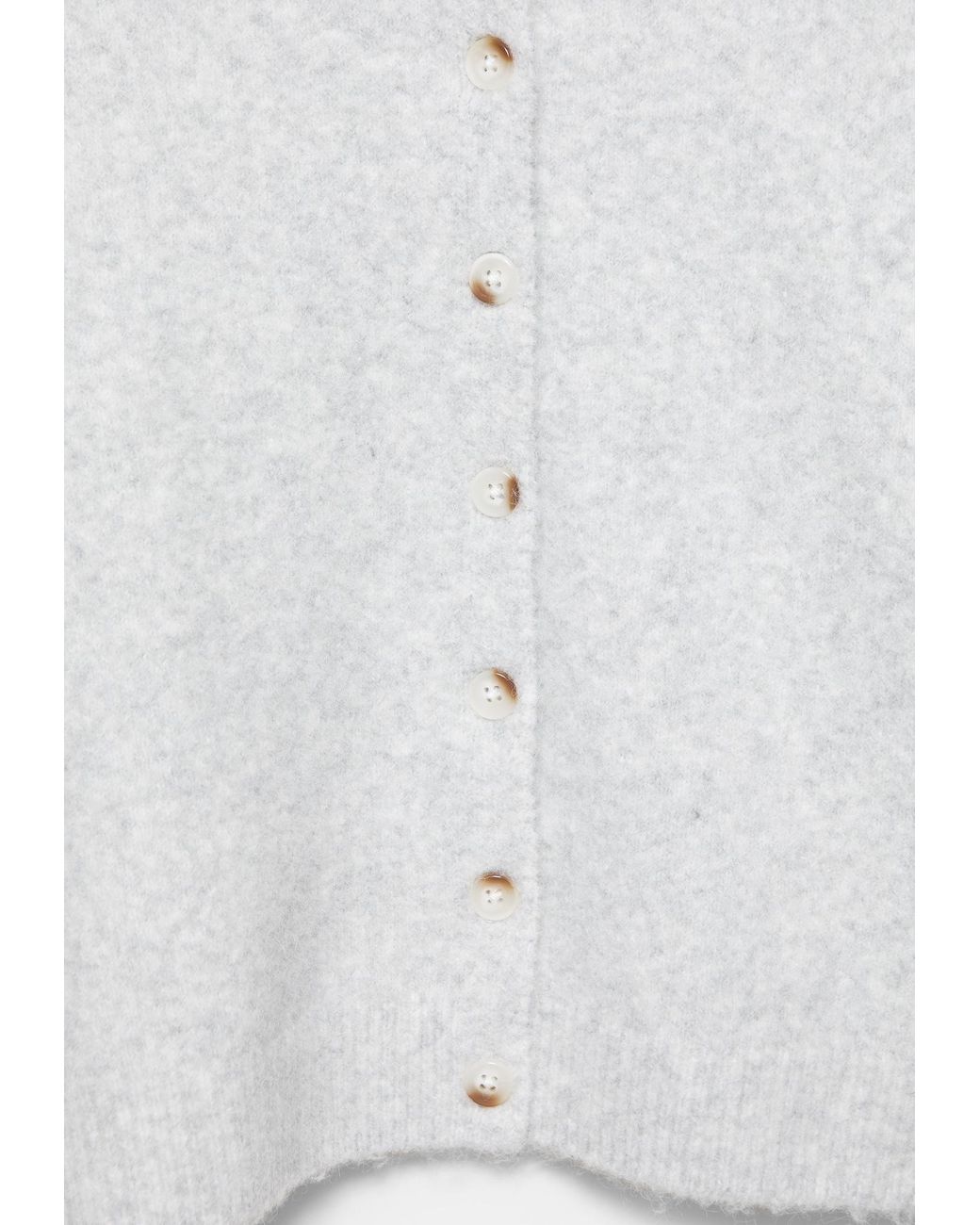 Pull&Bear White Strickjacke