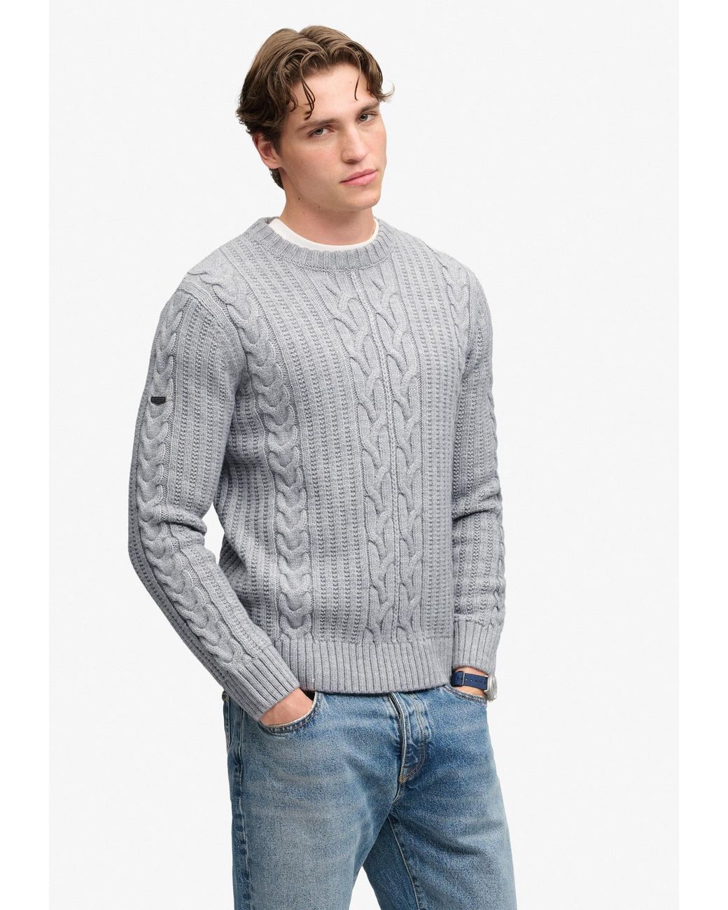 Superdry & Co Pullover Jacob in Gray für Herren