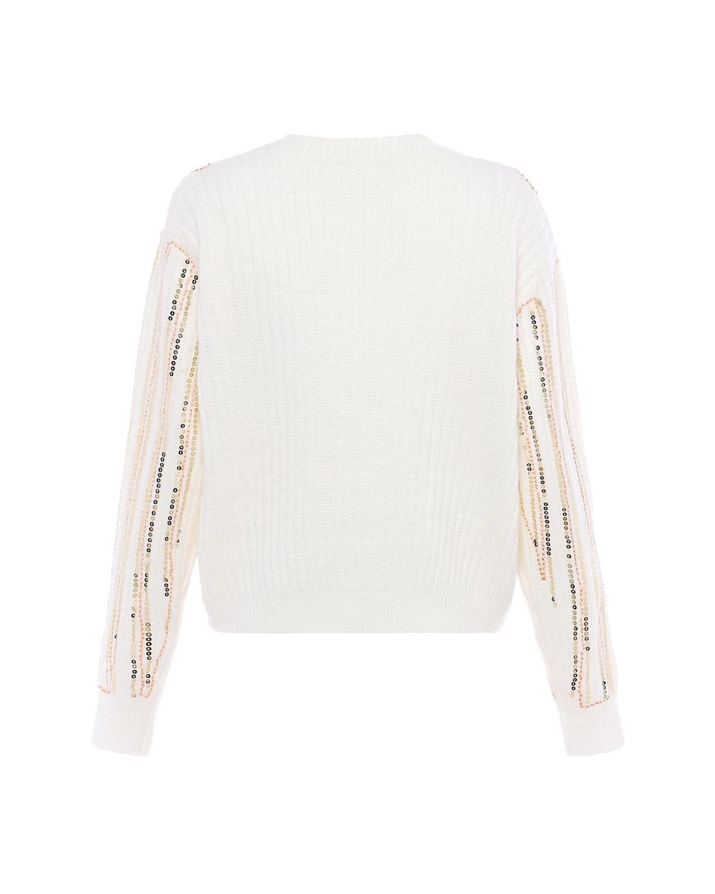 faina White Pullover
