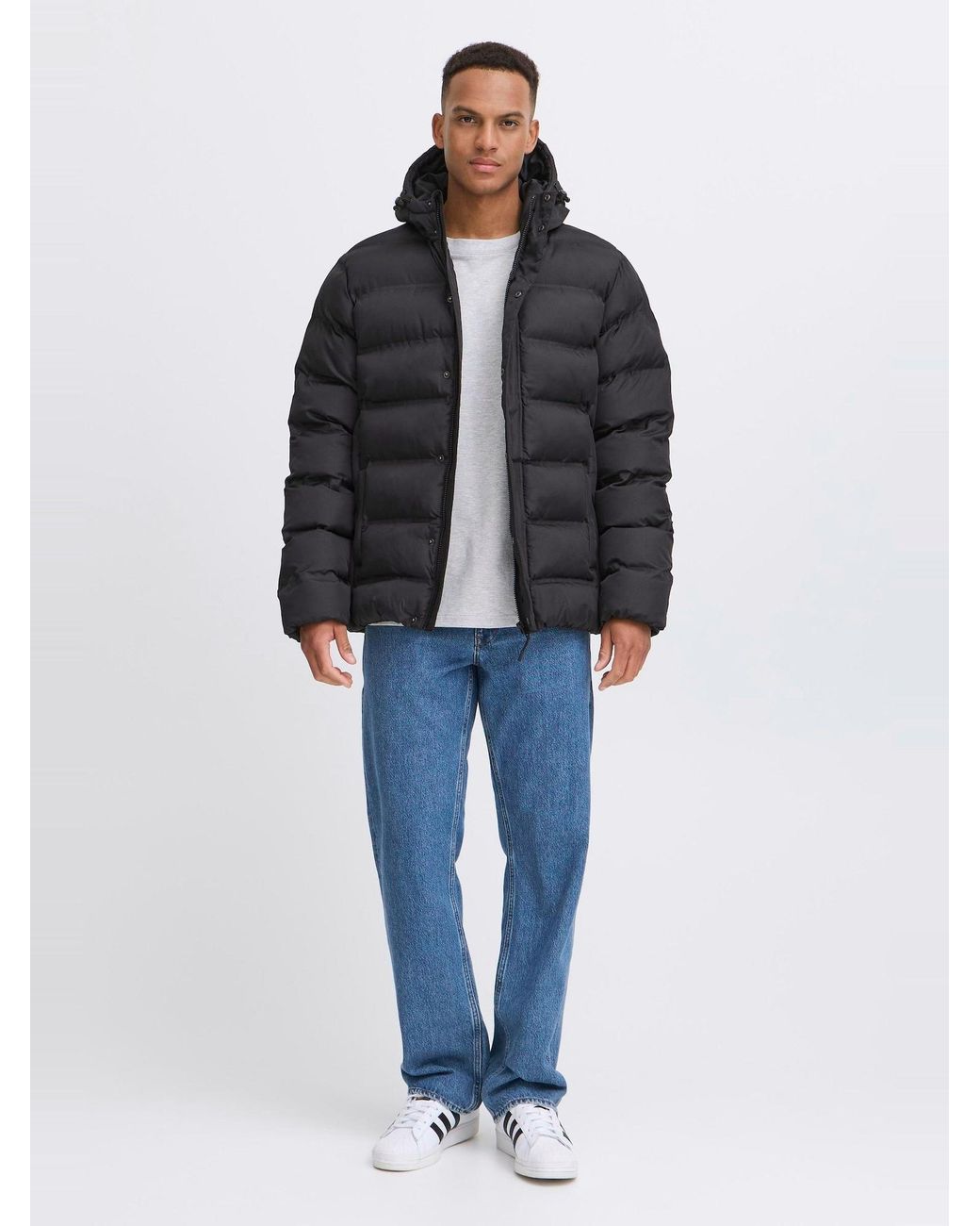 Solid Steppjacke Mariusen in Black für Herren