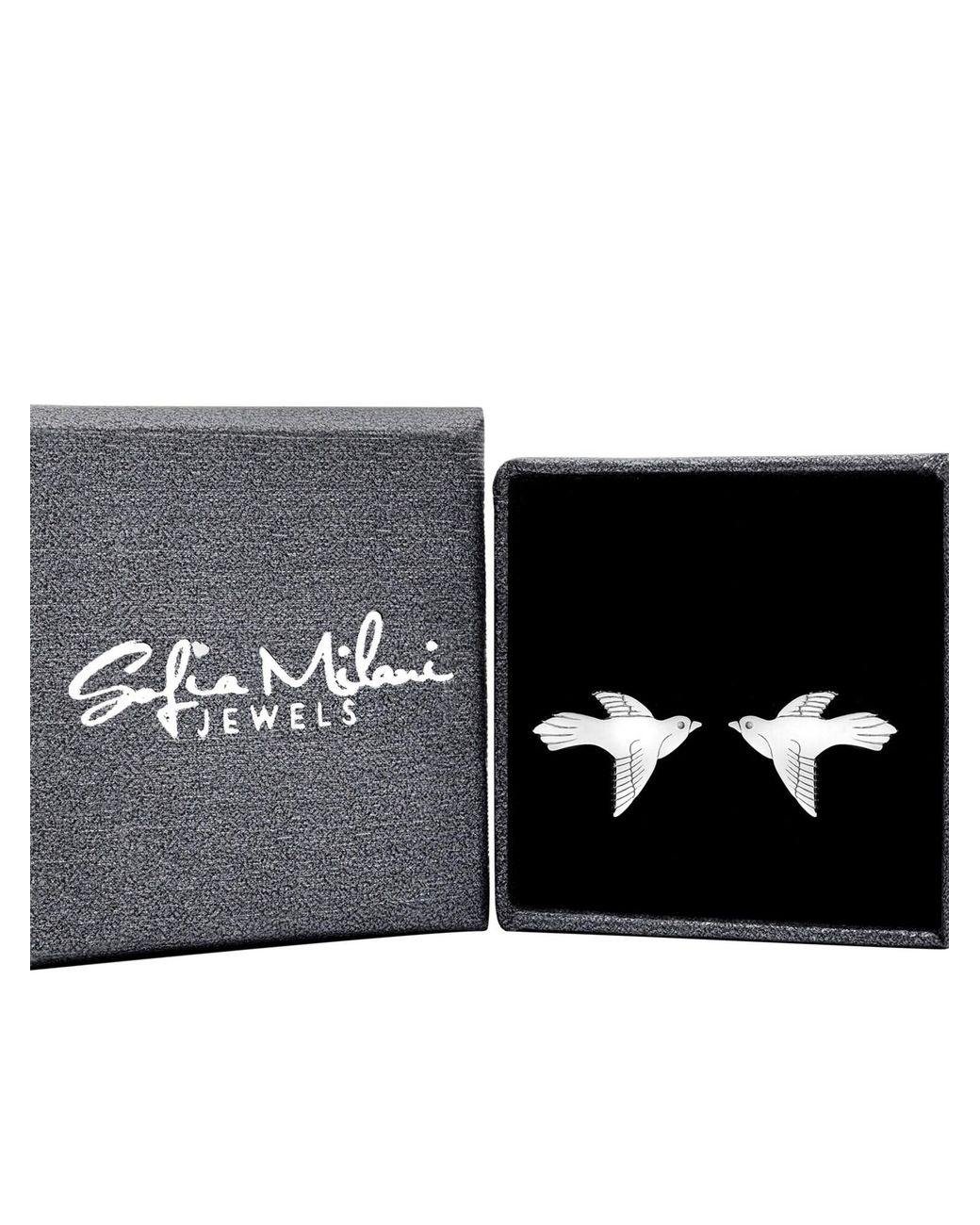Sofia Milani Metallic Ohrringe Bird