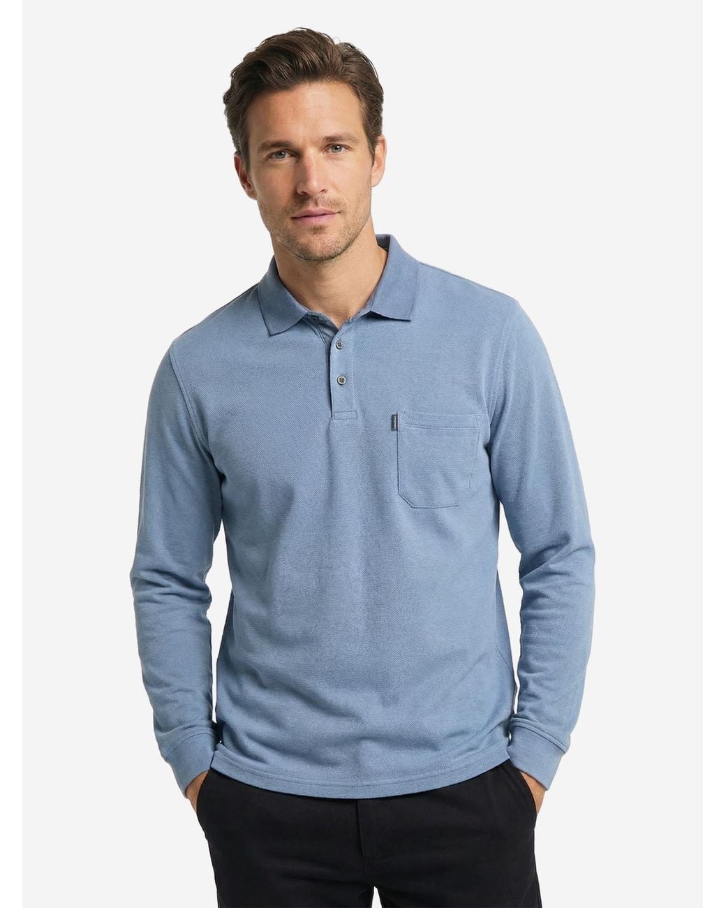 CASA MODA Shirt Basic in Green für Herren