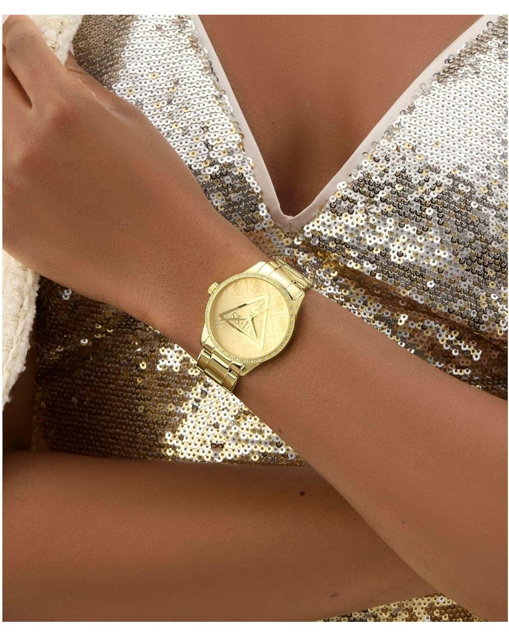 Guess Metallic Uhr Roxy