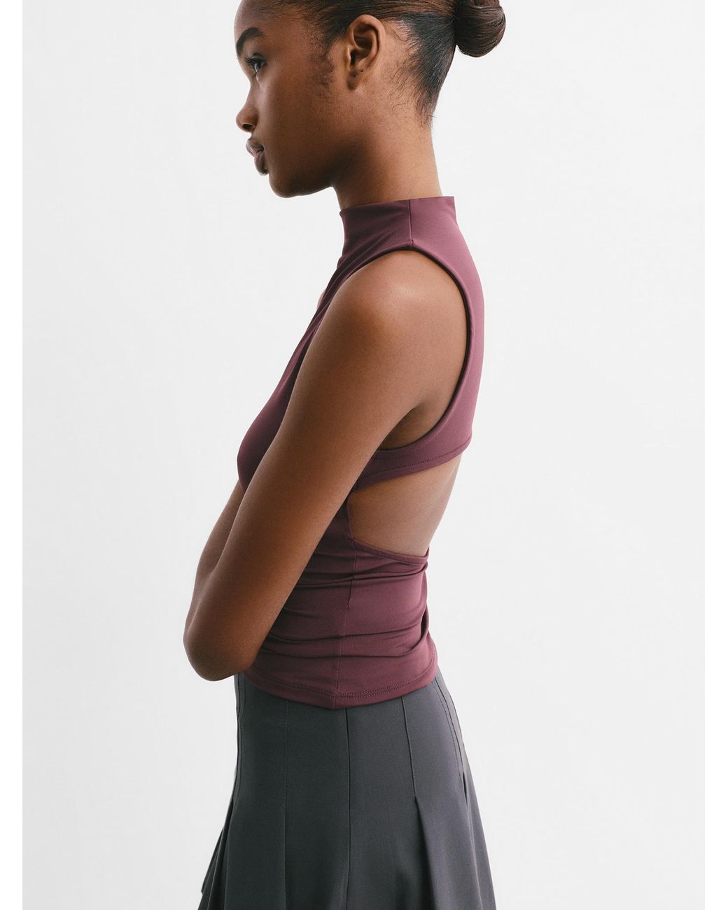 Pull&Bear Purple Top