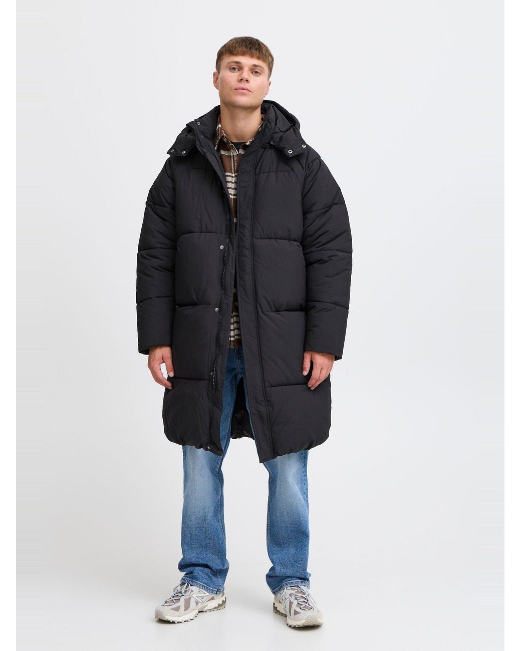 Solid Übergangsparka Milo in Black für Herren