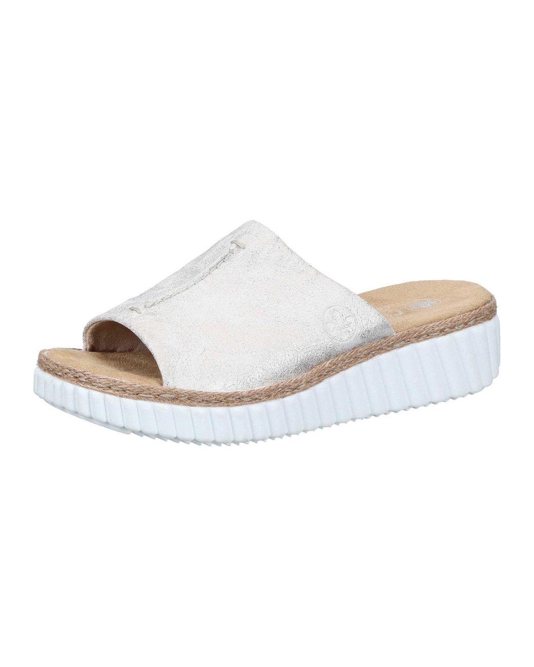 Rieker White Pantolette Basic