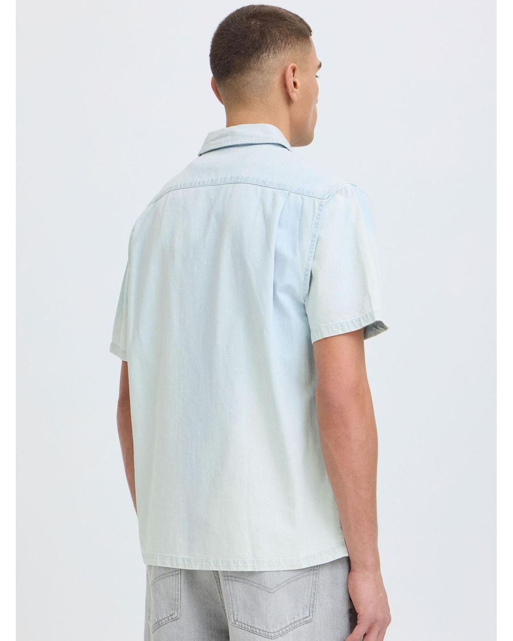 Solid Jeanshemd Sdrogue in White für Herren