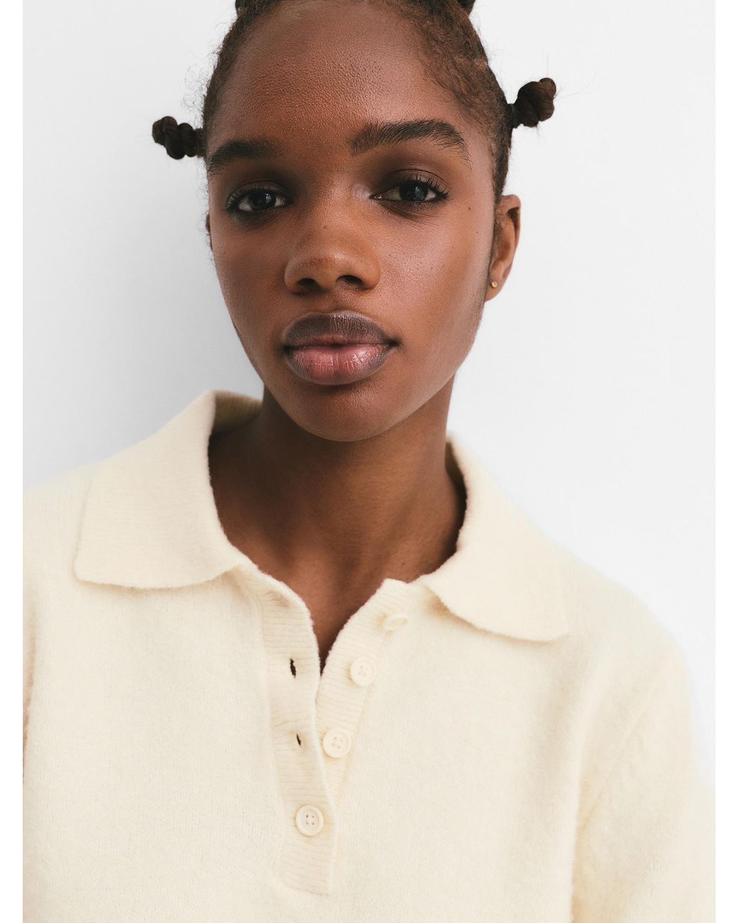 Pull&Bear White Pullover