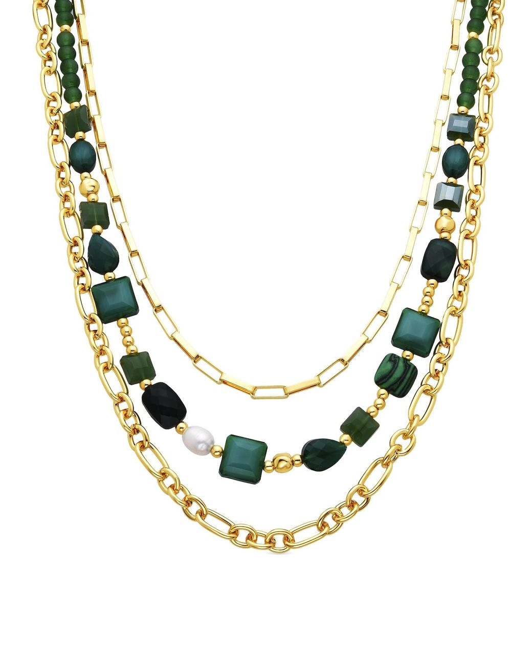 Luxenter Metallic Kette Nyste