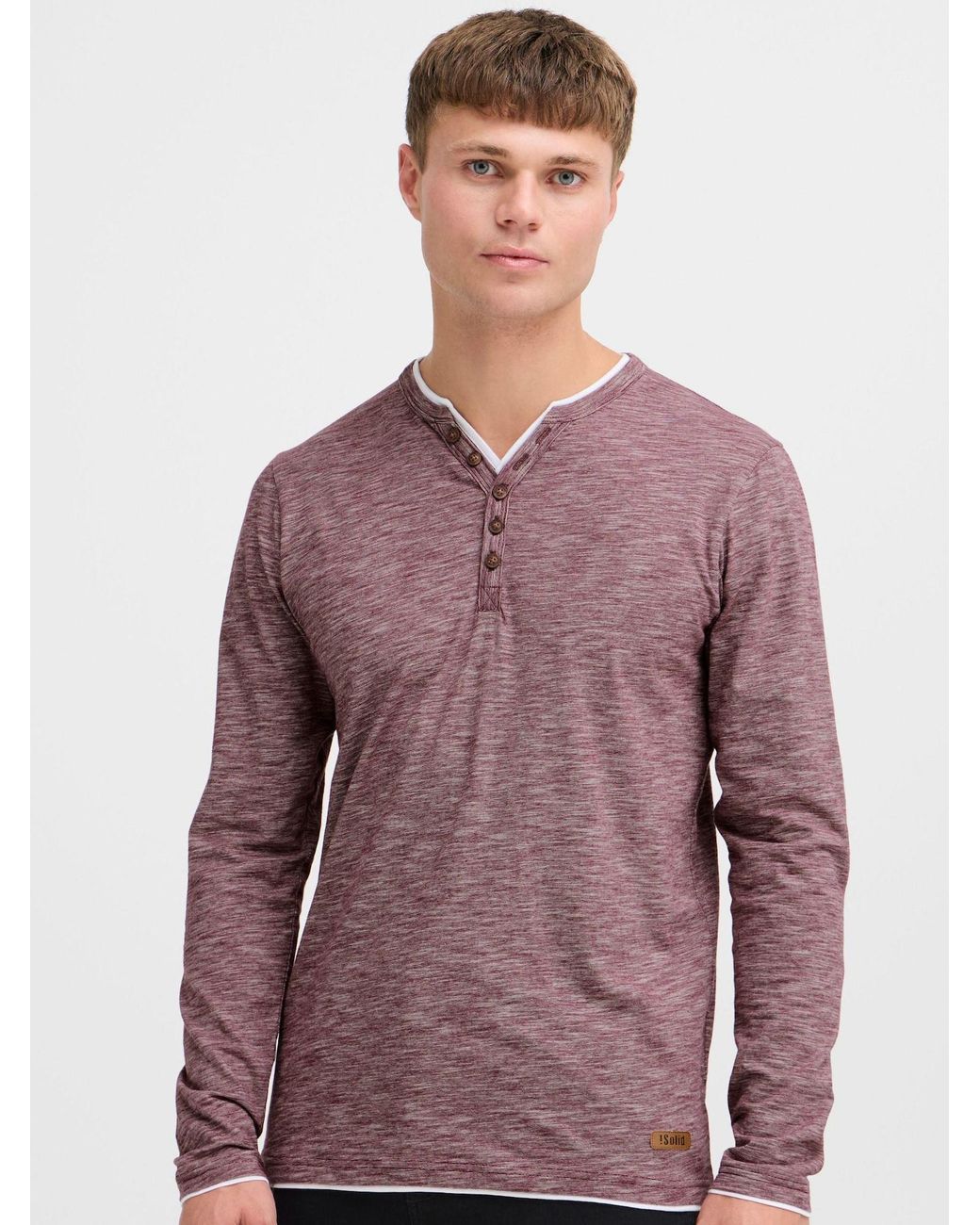 Solid Shirt Belagos in Red für Herren