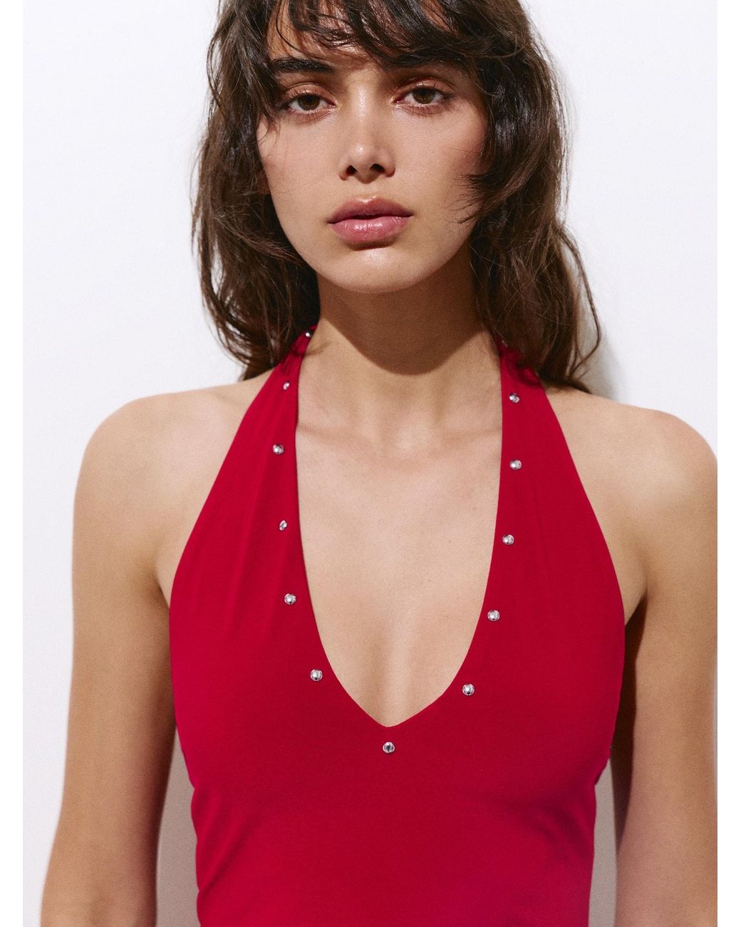 Pull&Bear Red Kleid