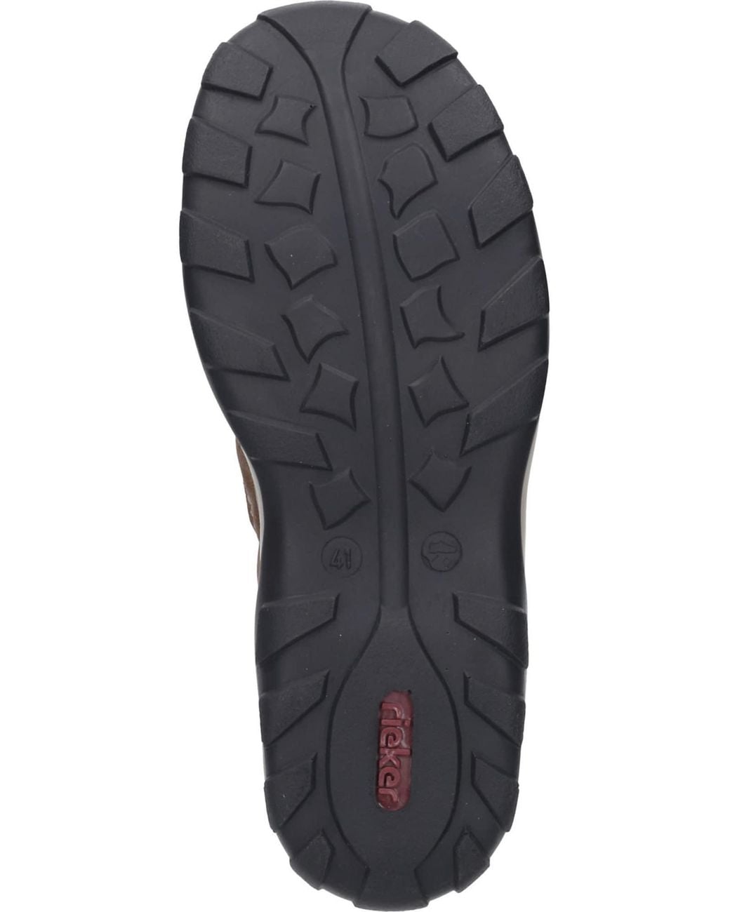 Rieker Sportlicher Schnürschuh in Black für Herren