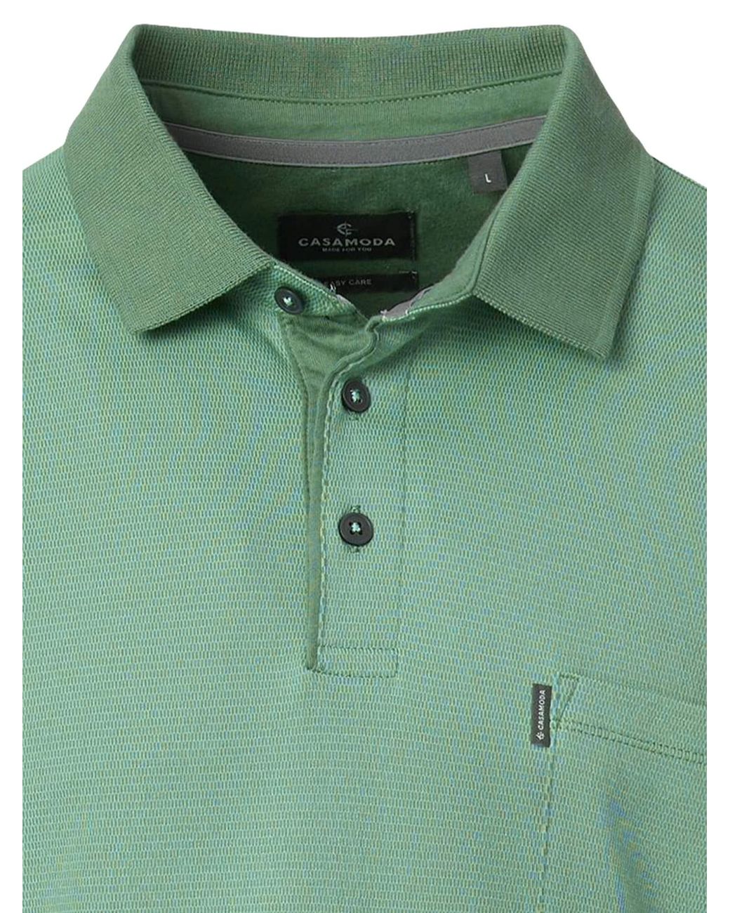 CASA MODA Shirt Basic in Green für Herren