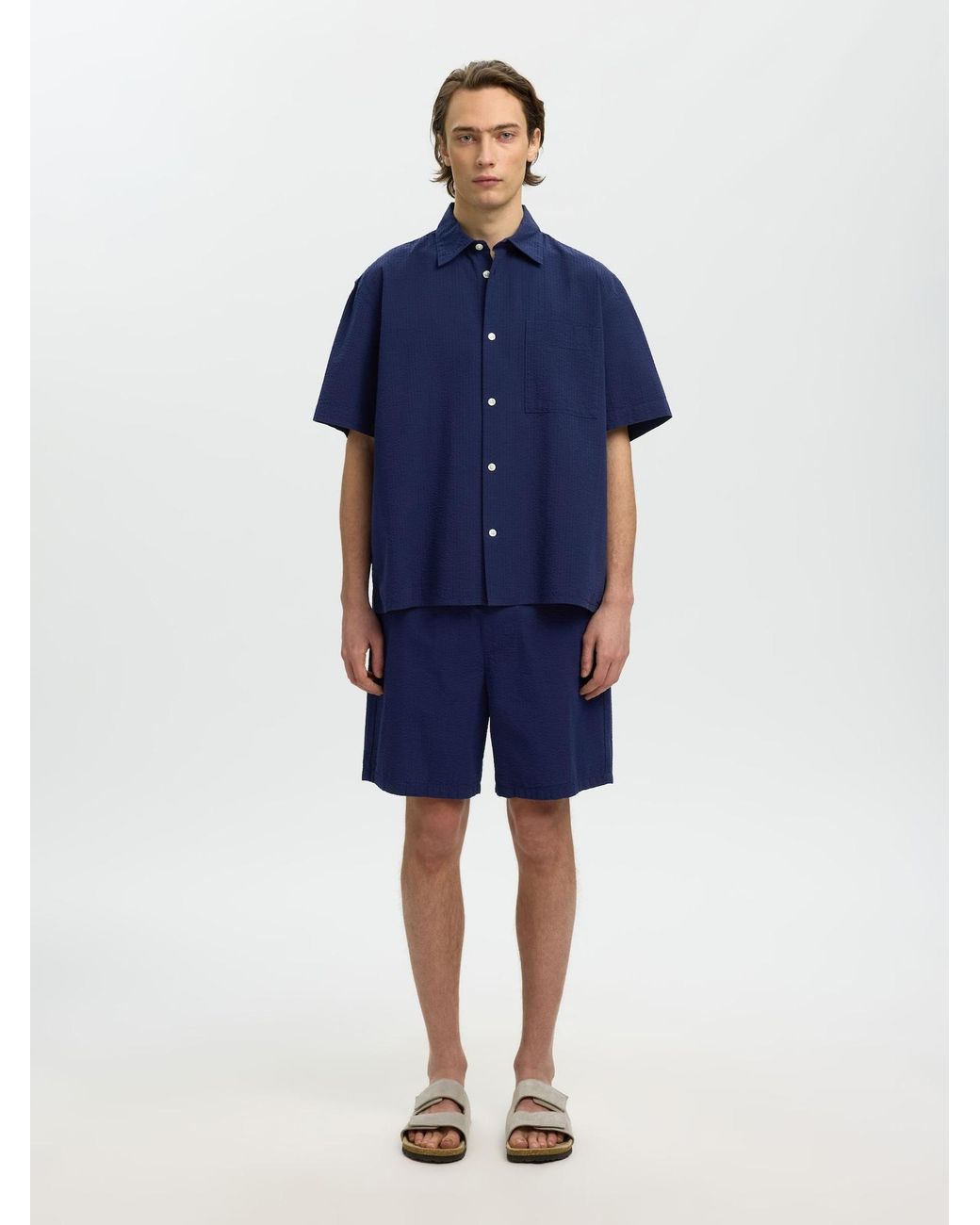 SELECTED Shorts in Blue für Herren