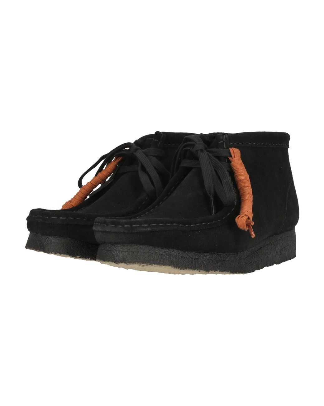Clarks Black Schnürschuhe Wallabee Boot