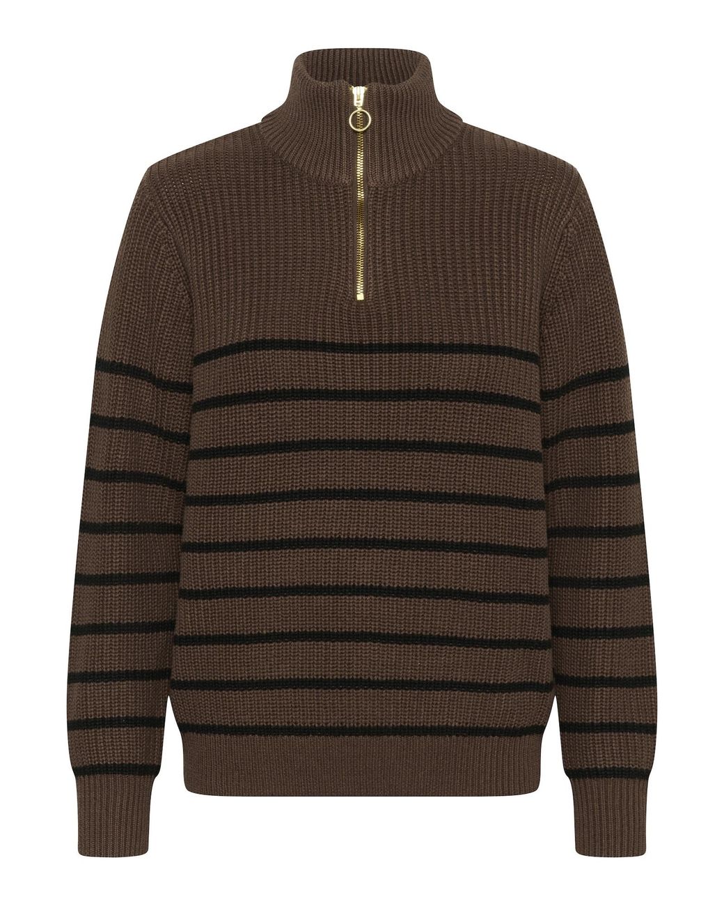 Kaffe Brown Pullover Alioa