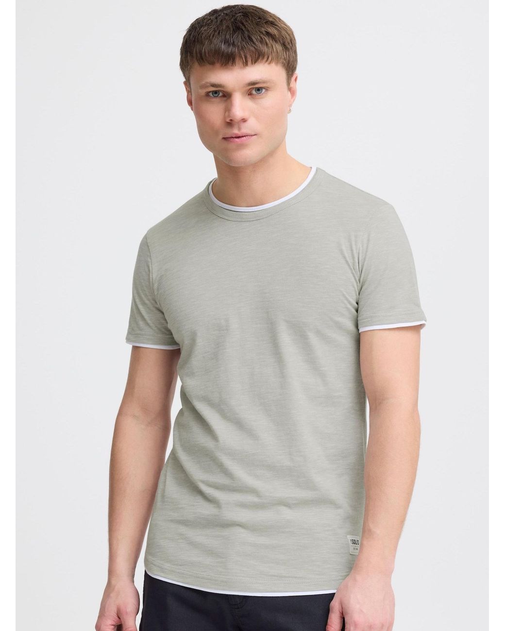 Solid Shirt Rigos in Gray für Herren