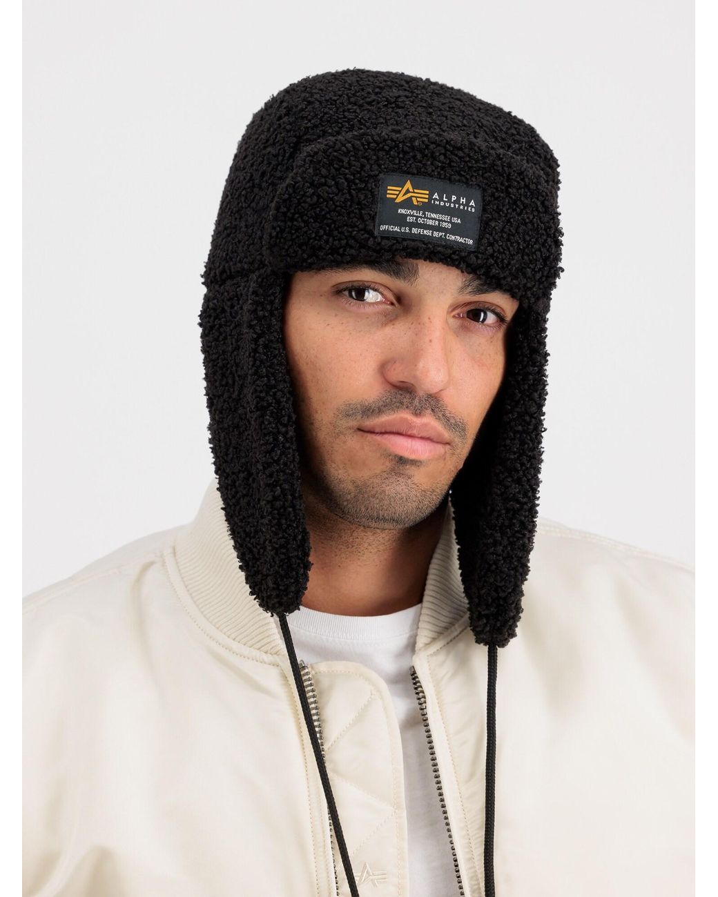 Alpha Industries Black Mütze