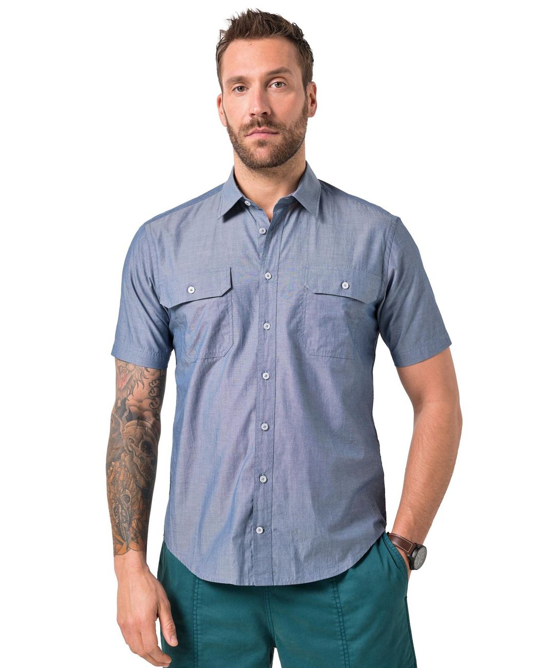 JP1880 Hemd in Blue für Herren
