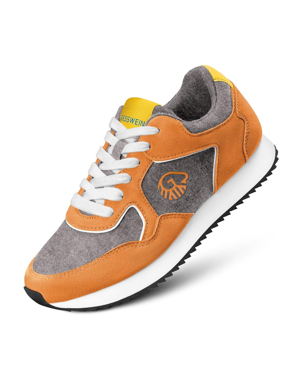 Giesswein Sneaker Retro Runner in Orange für Herren