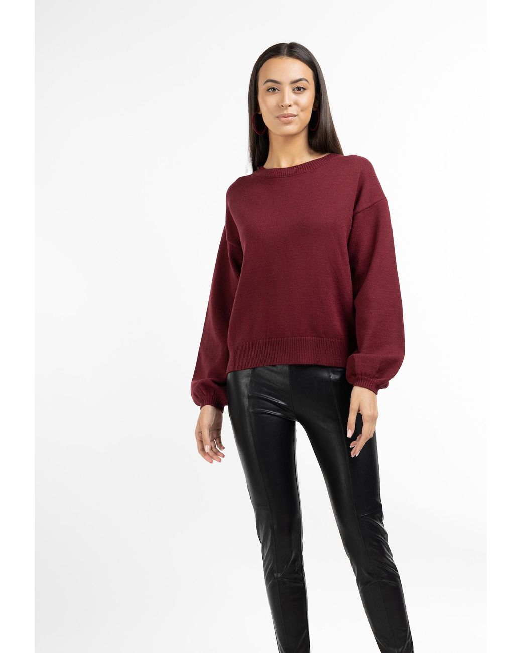 faina Red Pullover Koosh