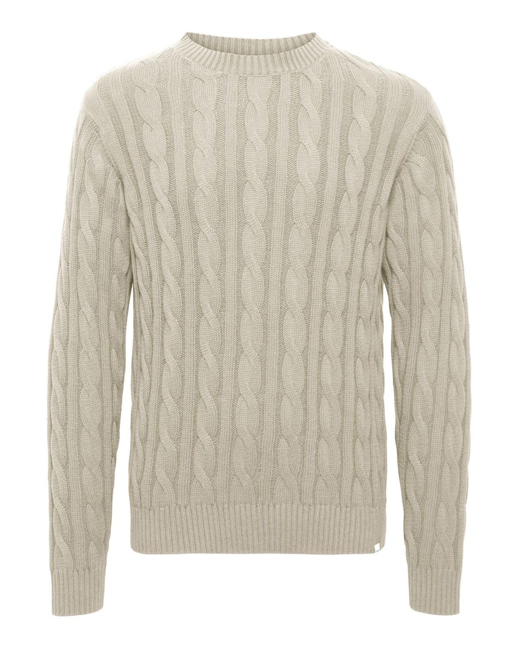 Solid Pullover in White für Herren