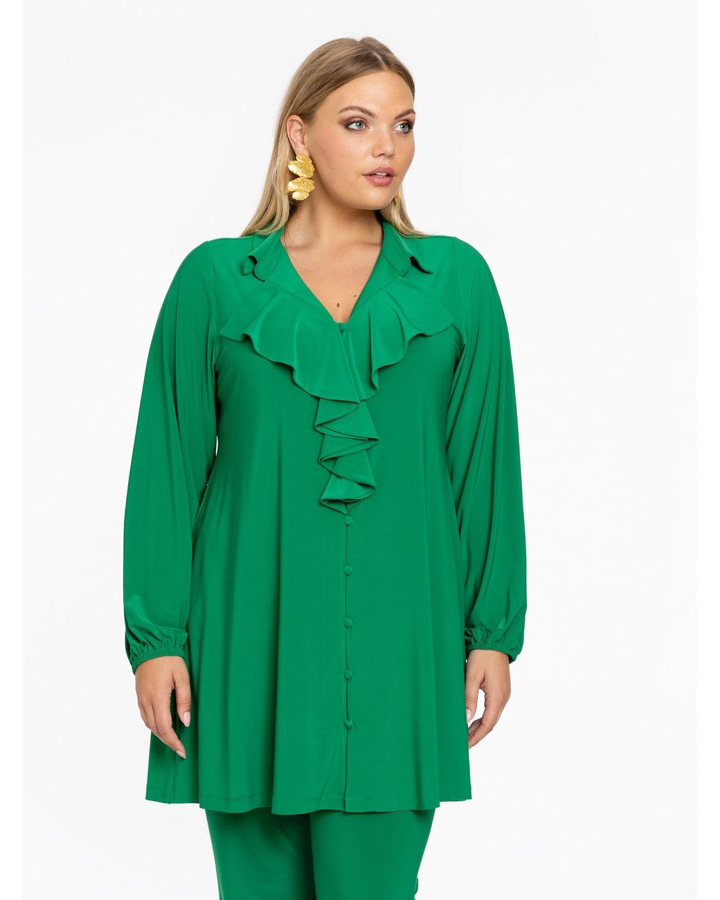 Yoek Green Bluse