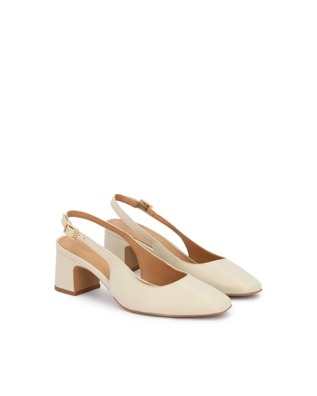 Kazar White Pumps
