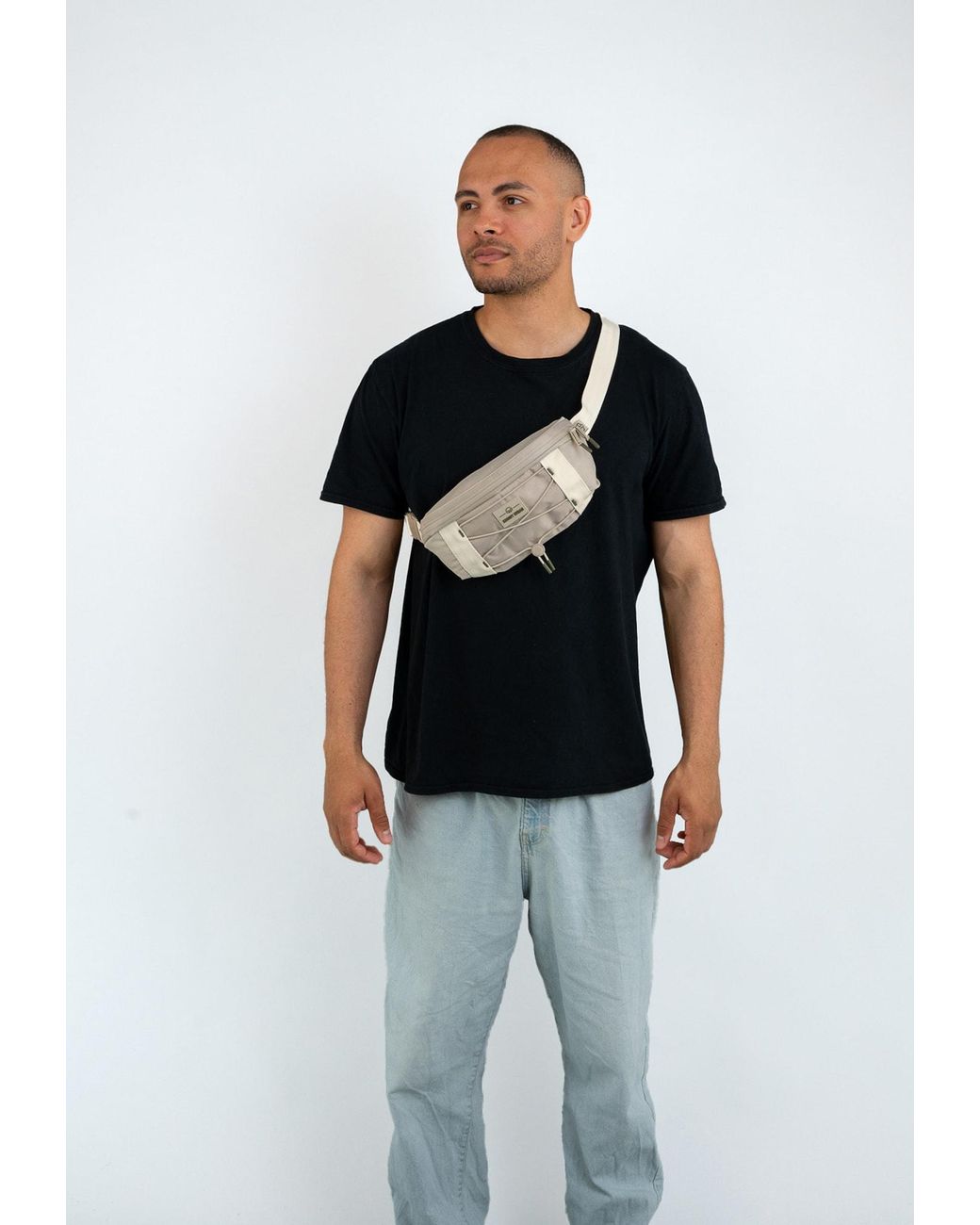 Johnny Urban Bauchtasche Devin in White für Herren