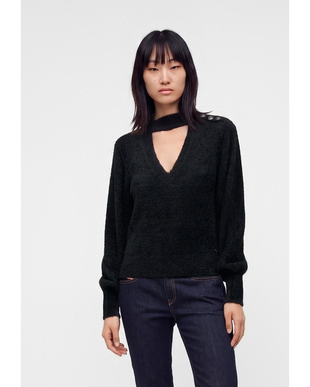 Guess Black Pullover Jaycee