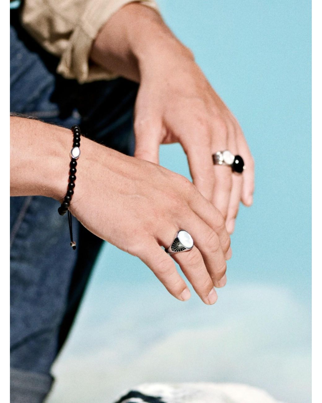 Waykins Armband Atlantis in Black für Herren