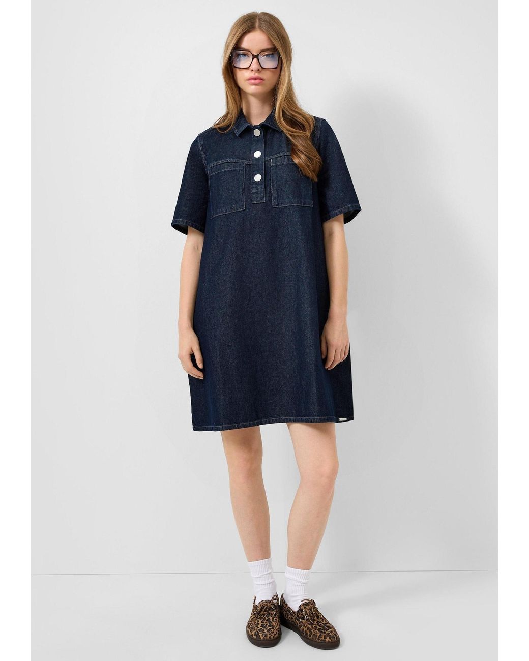 QS Blue Kleid