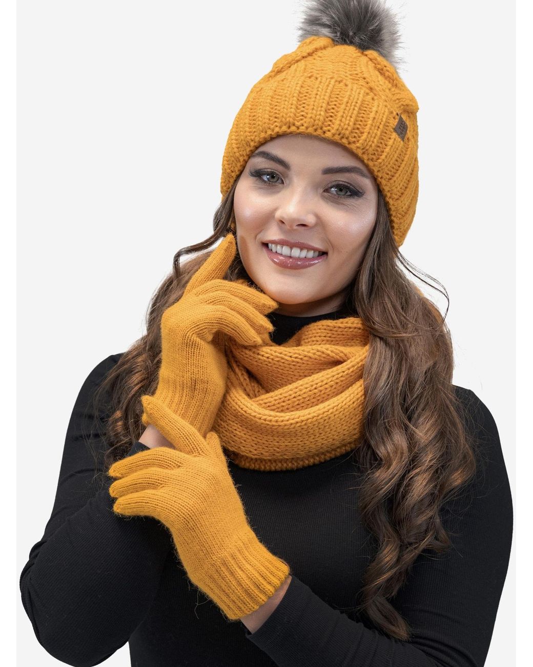 Vivience Orange Mütze 7014