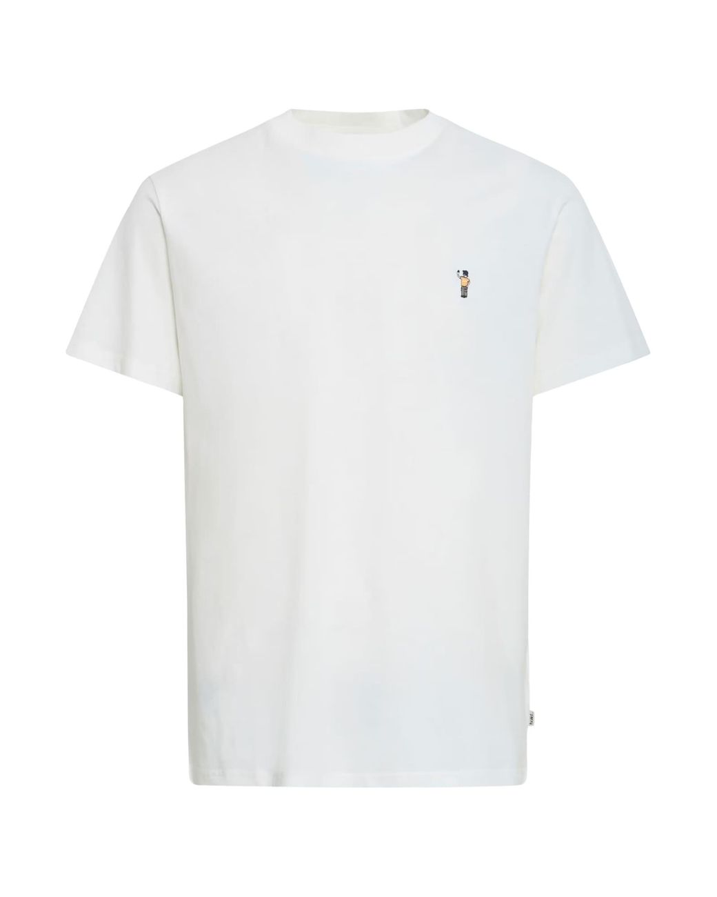 Solid T-Shirt Sduwe in White für Herren