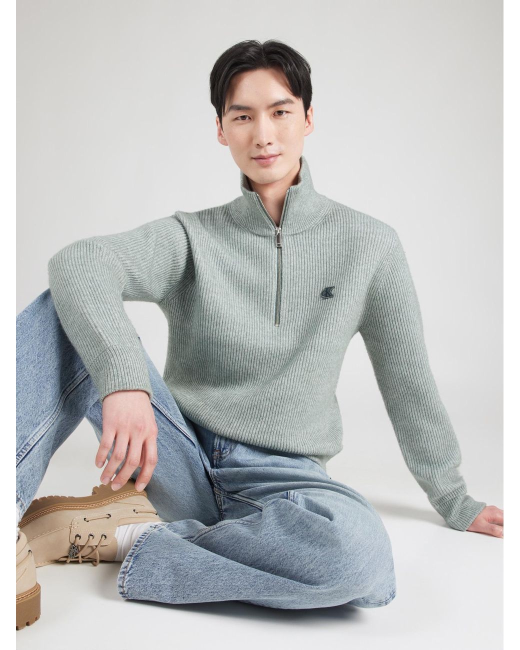 Calvin Klein Pullover in Gray für Herren