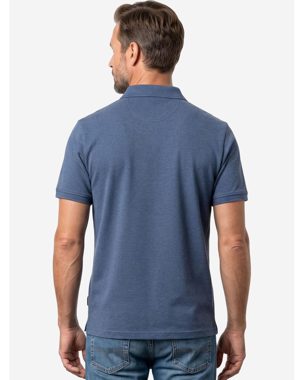 CASA MODA Shirt Basic in Blue für Herren