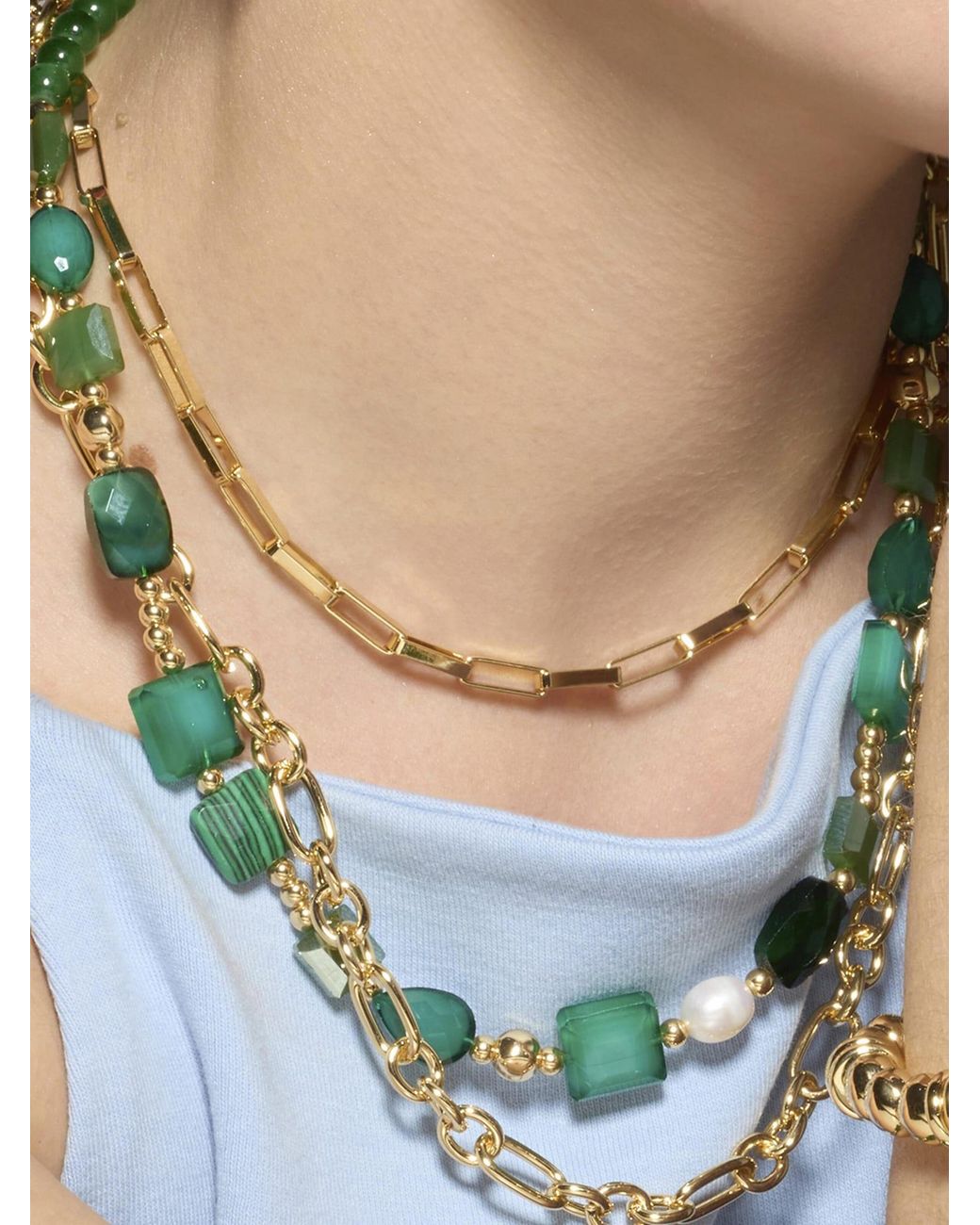 Luxenter Metallic Kette Nyste