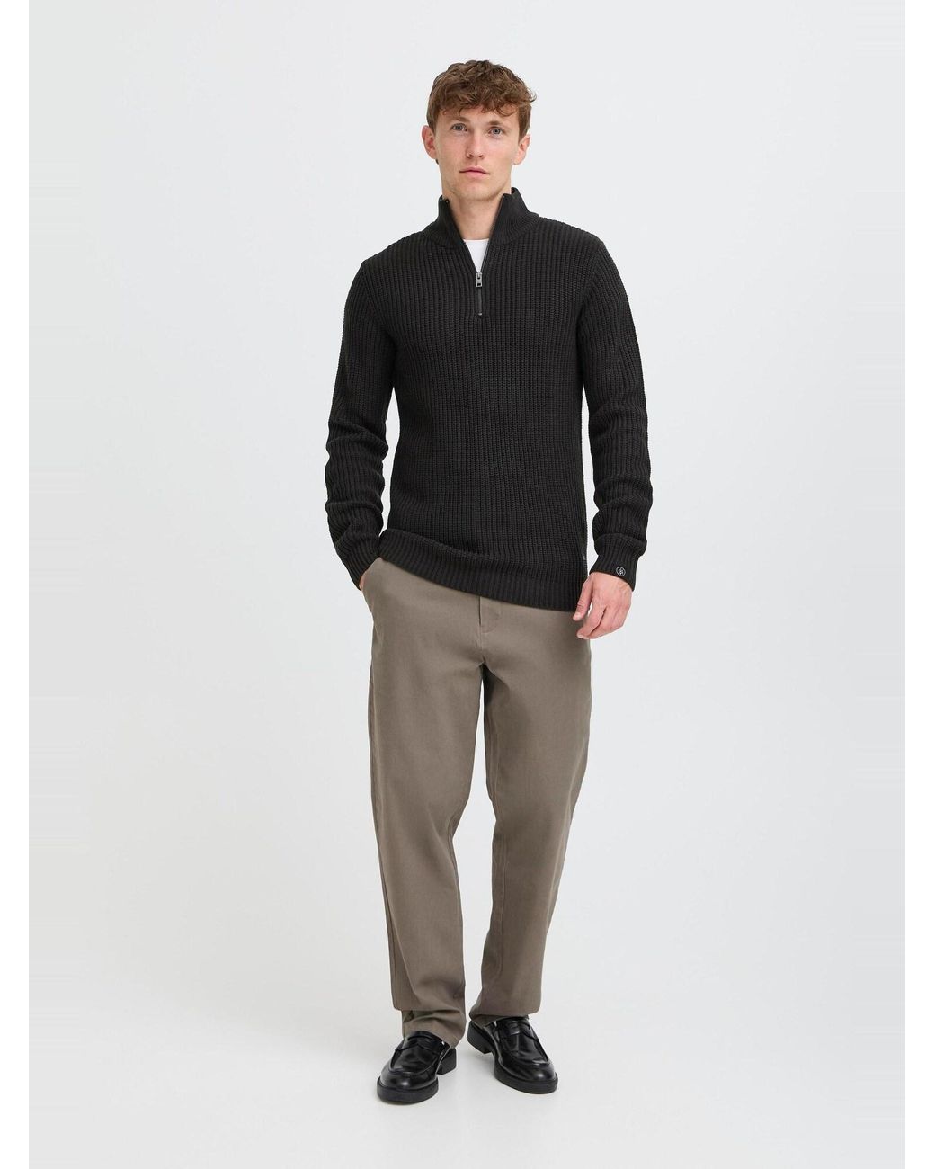 Solid Pullover Sdarian in Black für Herren