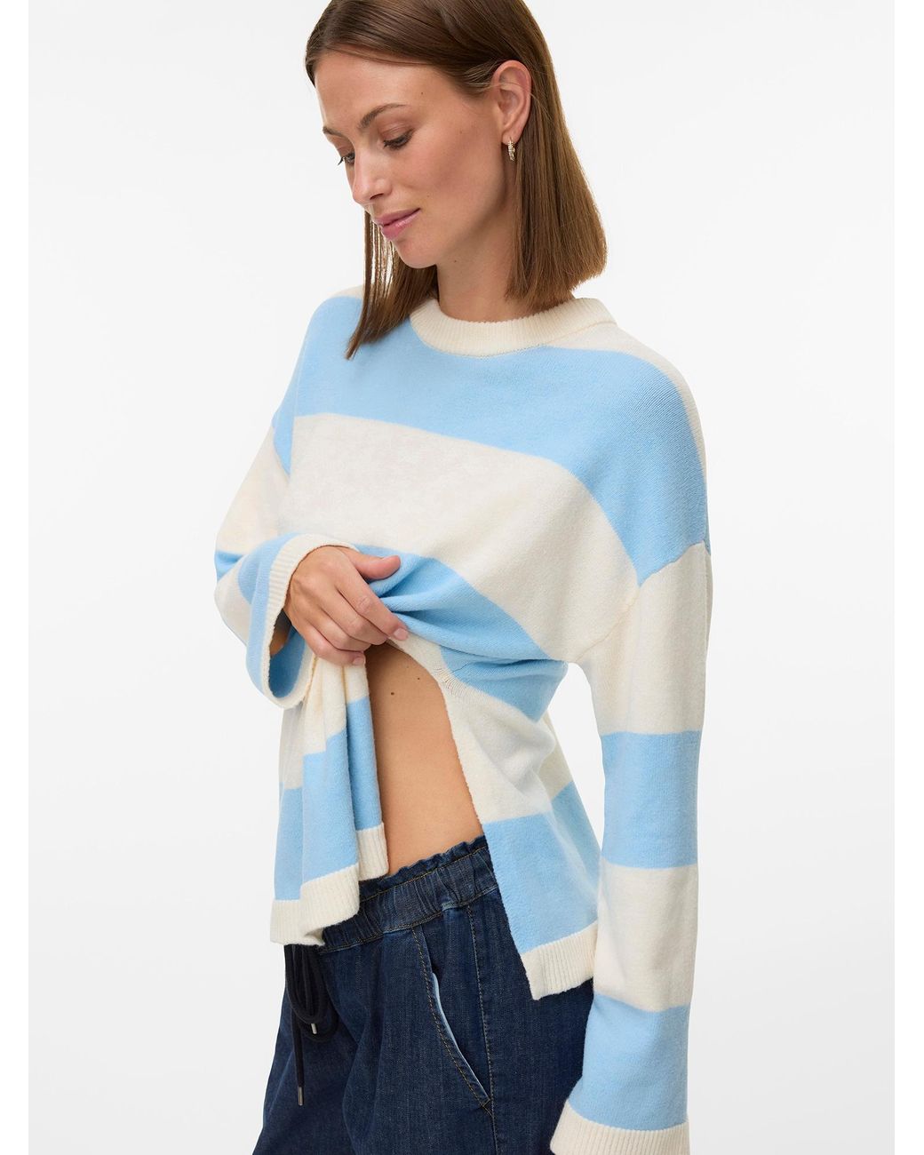 Mama.licious Blue Pullover Mlmonia Vita