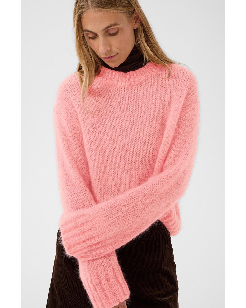 Part Two Pink Pullover Sille