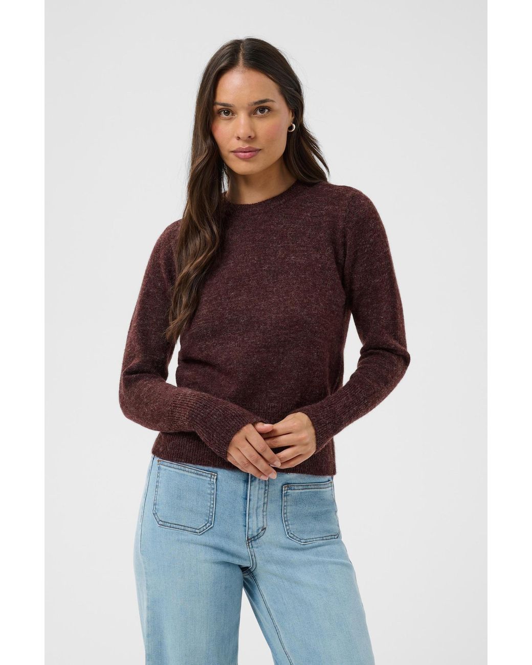Kaffe Purple Pullover Kaniel