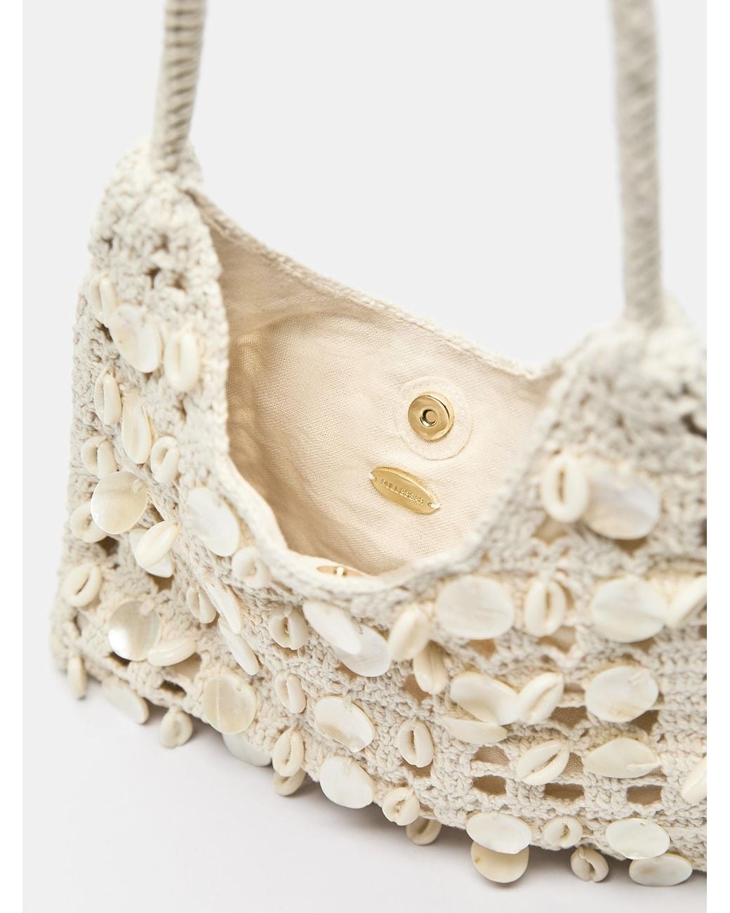 Pull&Bear White Schultertasche