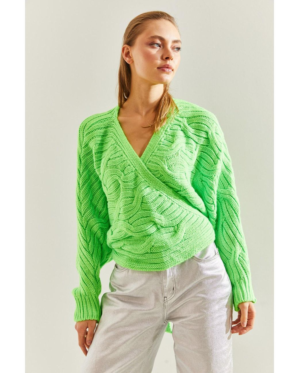 Bianco Lucci Green Pullover
