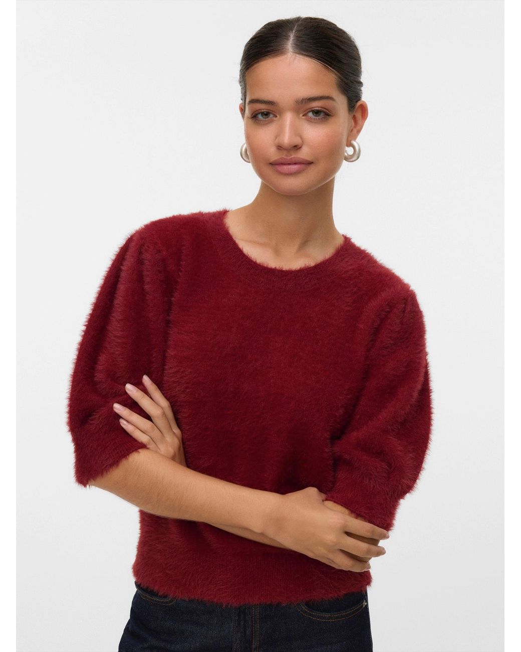 Vero Moda Red Pullover Vmalina