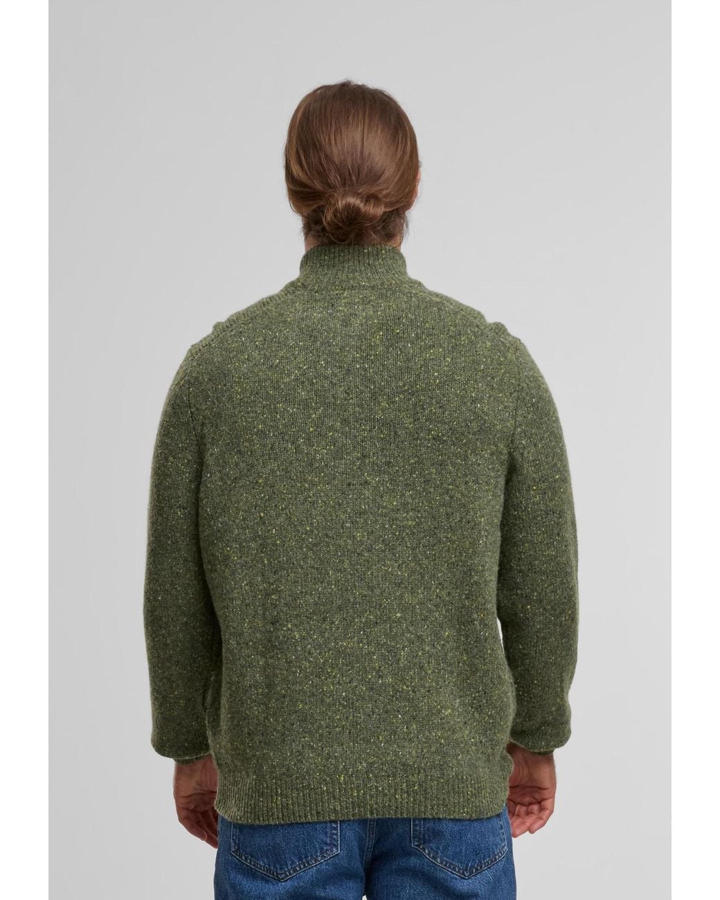 Fynch-Hatton Pullover Donegal in Green für Herren